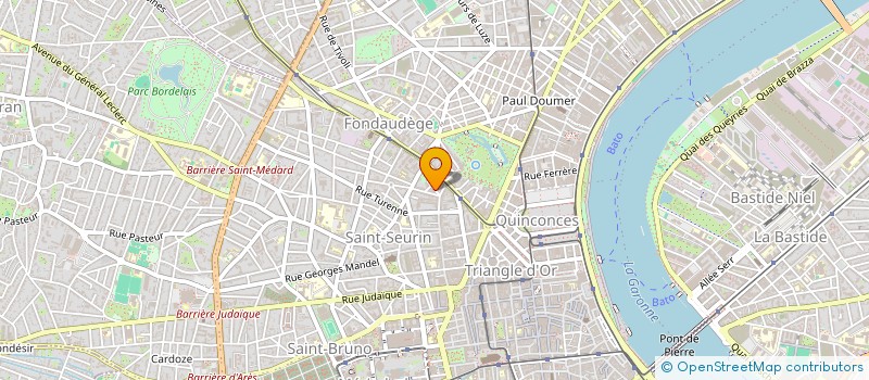 localisation de l'entreprise DOMAINE DE SAINT-PHALLE  BORDEAUX