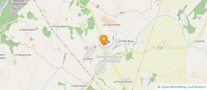 localisation de l'entreprise DOMAINE DE SAINTE HONORINE à SAINTE-HONORINE-LA-CHARDONNE