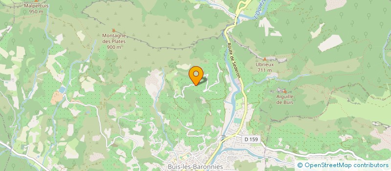 localisation de l'entreprise DOMAINE DE SANS REGRET  BUIS-LES-BARONNIES