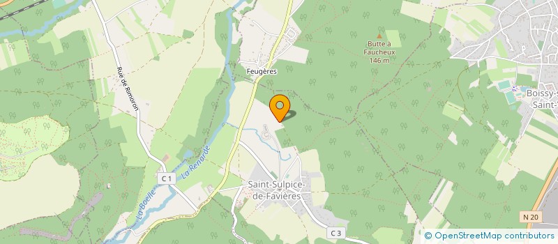 localisation de l'entreprise DOMAINE DE SEGREZ  SAINT-SULPICE-DE-FAVIERES