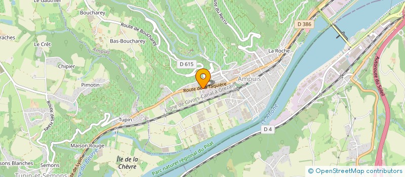 localisation de l'entreprise DOMAINE DE SEYSSUEL à AMPUIS