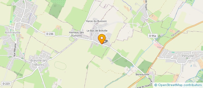 localisation de l'entreprise DOMAINE DE SOFRAVAL  BREVILLE-LES-MONTS