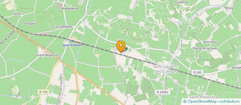 localisation de l'entreprise DOMAINE DE ST LAURENT  SAINT-LAURENT-DES-COMBES