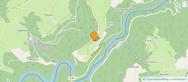 localisation de l'entreprise DOMAINE DE TAUSSAC  TAUSSAC