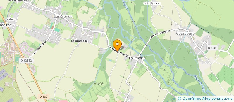 localisation de l'entreprise DOMAINE DE THERAC  LES GONDS