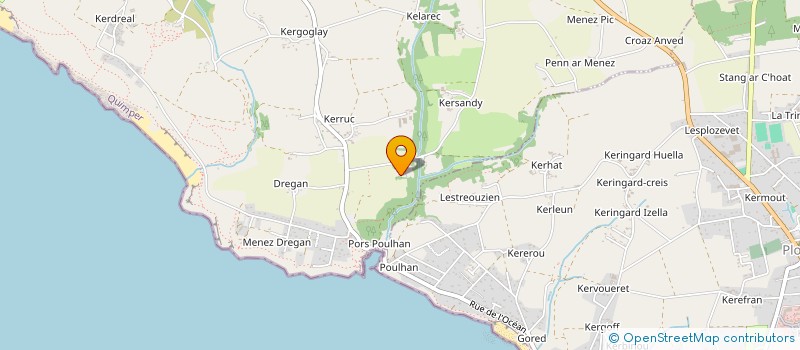 localisation de l'entreprise DOMAINE DE TREOUZIEN  PLOUHINEC