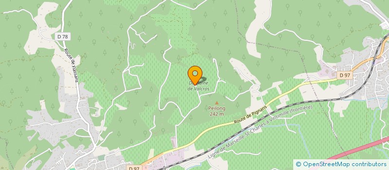 localisation de l'entreprise DOMAINE DE VALCROS à PIGNANS