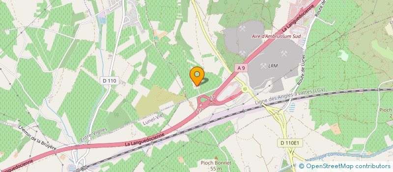 localisation de l'entreprise DOMAINE DE VALLONGUE  SATURARGUES