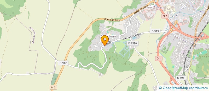 localisation de l'entreprise DOMAINE DE VAUXBUIN  VAUXBUIN