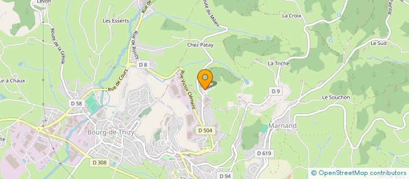 localisation de l'entreprise DOMAINE DE VAVRIL  THIZY-LES-BOURGS