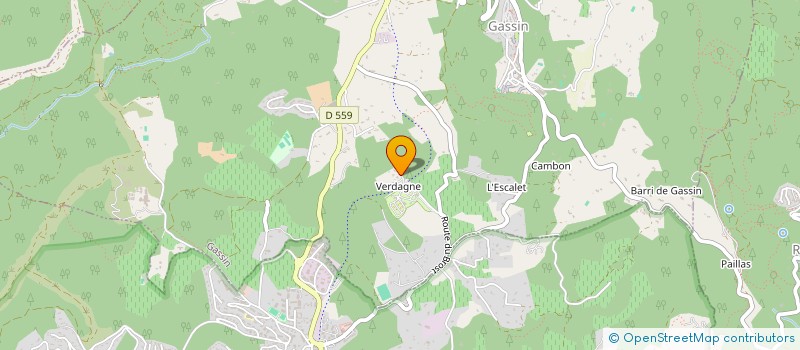 localisation de l'entreprise DOMAINE DE VERDAGNE à GASSIN