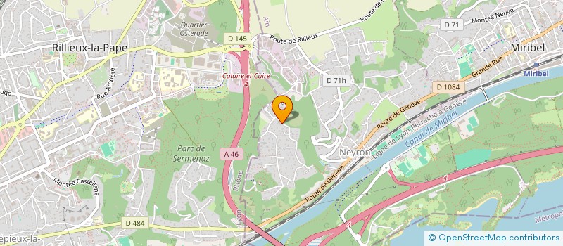 localisation de l'entreprise DOMAINE DE VIDONNE  NEYRON