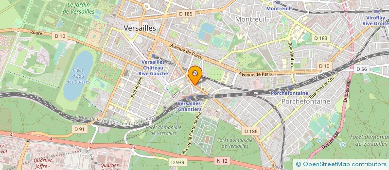 localisation de l'entreprise DOMAINE DE VILLANCY à VERSAILLES