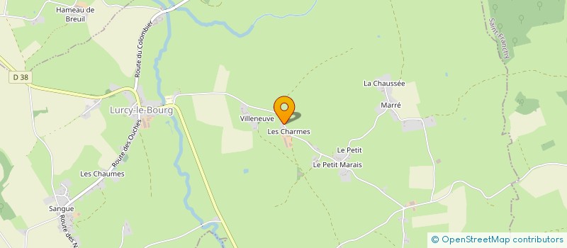 localisation de l'entreprise DOMAINE DE VILLENEUVE à LURCY-LE-BOURG