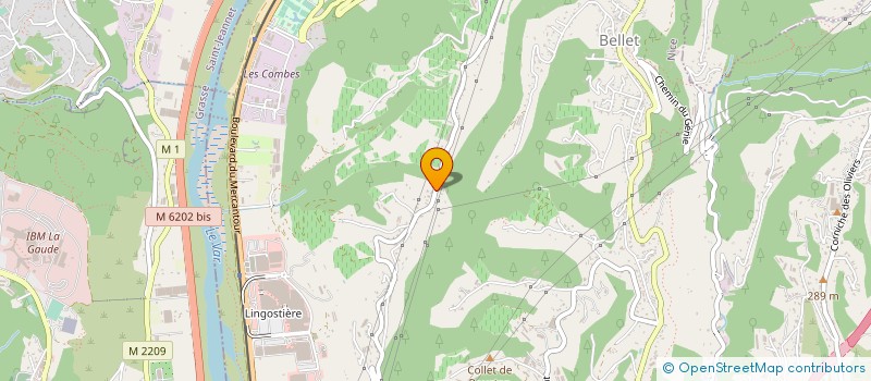 localisation de l'entreprise DOMAINE DE VINCELINE à NICE