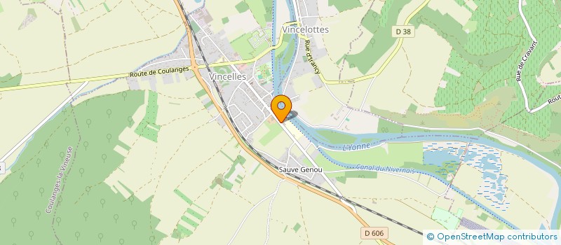 localisation de l'entreprise DOMAINE DE VINCELLES  VINCELLES