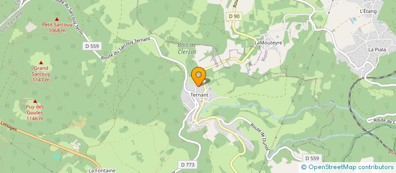 localisation de l'entreprise DOMAINE DE VOLPILLON  ORCINES