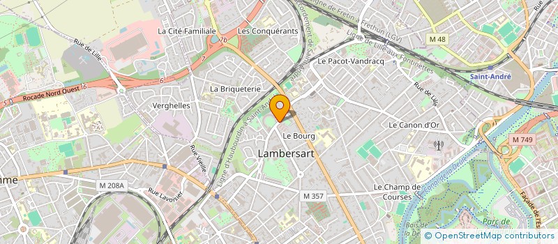 localisation de l'entreprise DOMAINE DECORATIF à LAMBERSART
