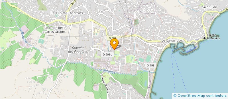 localisation de l'entreprise DOMAINE DECUERS à LE LAVANDOU