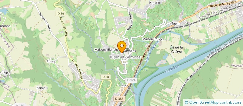 localisation de l'entreprise DOMAINE DEGACHE  TUPIN-ET-SEMONS