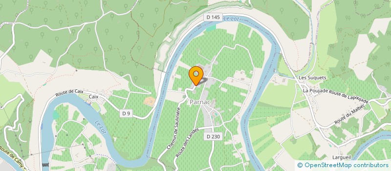 localisation de l'entreprise DOMAINE DELMAS  PARNAC