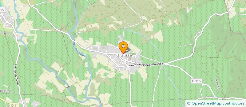 localisation de l'entreprise DOMAINE DES AGAVES  TRAUSSE