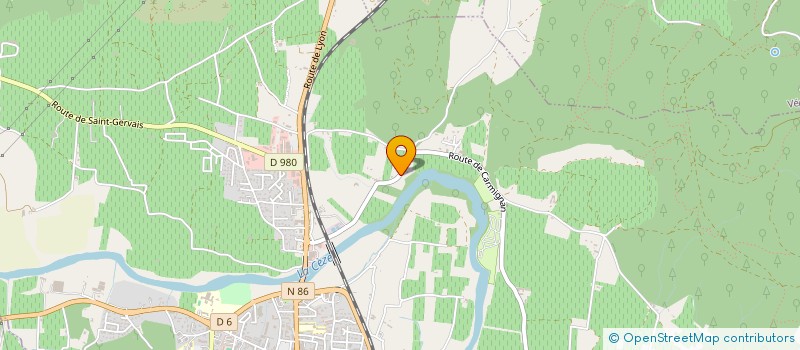 localisation de l'entreprise DOMAINE DES AURIERES  BAGNOLS-SUR-CEZE