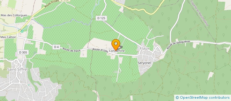 localisation de l'entreprise DOMAINE DES AUVIS  FLAUX