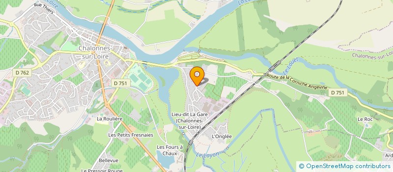 localisation de l'entreprise DOMAINE DES AVENEAUX à CHALONNES-SUR-LOIRE