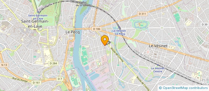 localisation de l'entreprise DOMAINE DES BILAS  LE PECQ