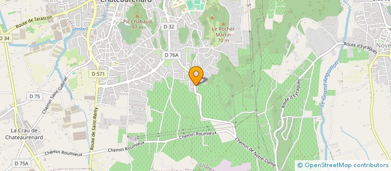 localisation de l'entreprise DOMAINE DES BLAQUIERES  CHATEAURENARD