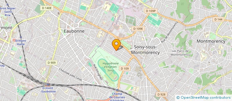 localisation de l'entreprise DOMAINE DES BLEUETS  PONTOISE