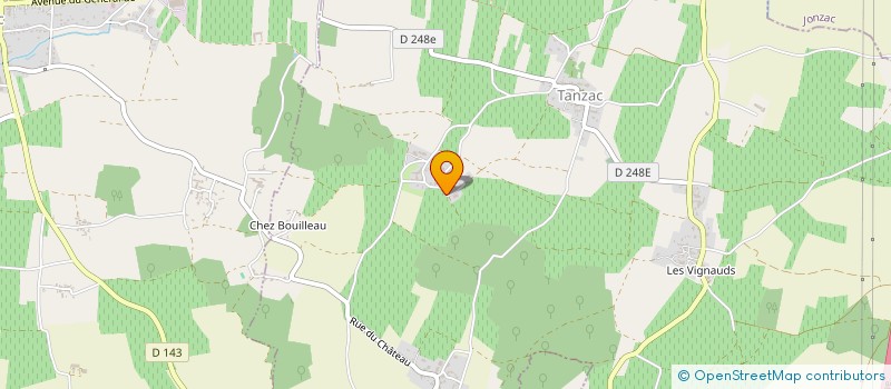 localisation de l'entreprise DOMAINE DES BRIANES à TANZAC