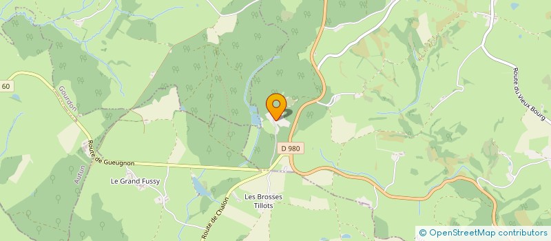 localisation de l'entreprise DOMAINE DES BROSSES TILLOT  MARY