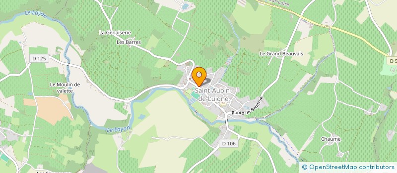 localisation de l'entreprise DOMAINE DES BRUMES à VAL-DU-LAYON