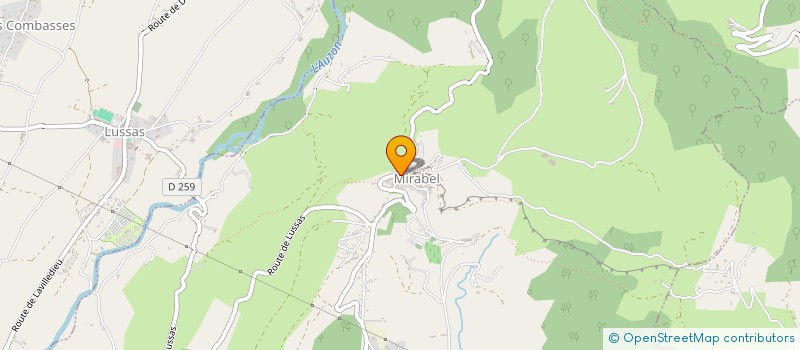 localisation de l'entreprise DOMAINE DES CADES  MIRABEL