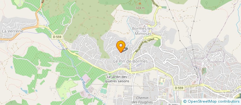 localisation de l'entreprise DOMAINE DES CAMPAUX à BORMES-LES-MIMOSAS