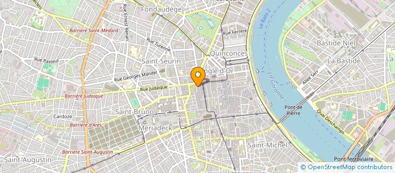 localisation de l'entreprise DOMAINE DES CASCADES  BORDEAUX