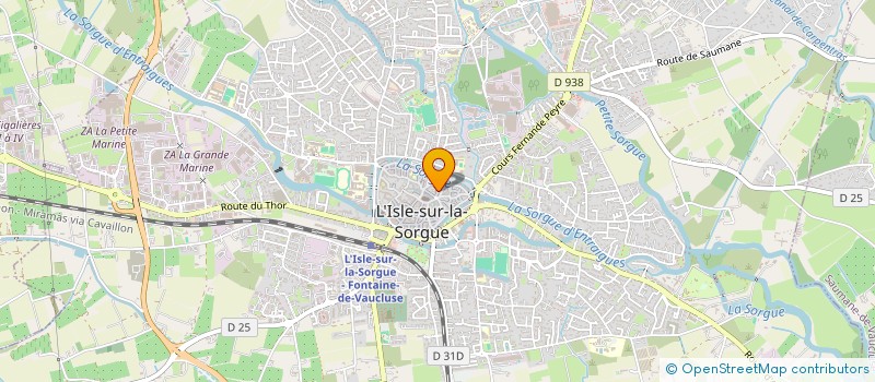 localisation de l'entreprise DOMAINE DES CEDRES  L'ISLE-SUR-LA-SORGUE