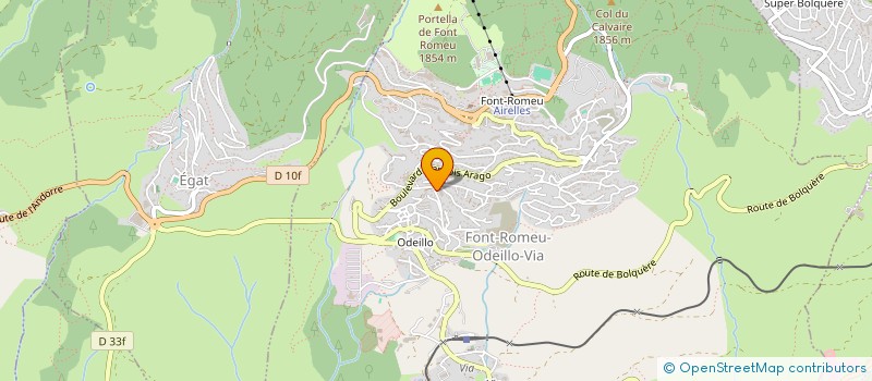 localisation de l'entreprise DOMAINE DES CERFS  FONT-ROMEU-ODEILLO-VIA