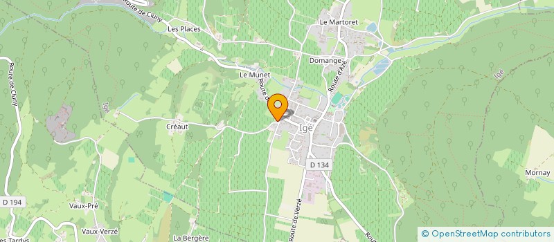 localisation de l'entreprise DOMAINE DES CHAMPS LOIN à IGE