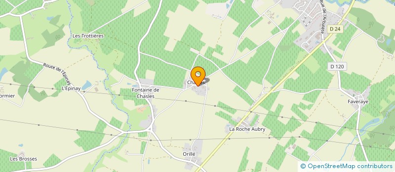 localisation de l'entreprise DOMAINE DES CHAPELLES à BELLEVIGNE-EN-LAYON