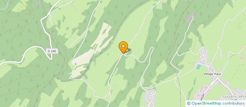 localisation de l'entreprise DOMAINE DES CHENES  ALBERTVILLE