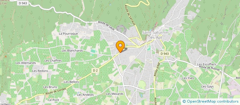 localisation de l'entreprise DOMAINE DES CHENES BLANCS  SAINT-SATURNIN-LES-APT