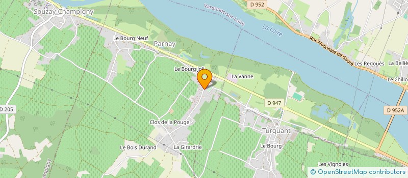 localisation de l'entreprise DOMAINE DES CLOSIERS  PARNAY