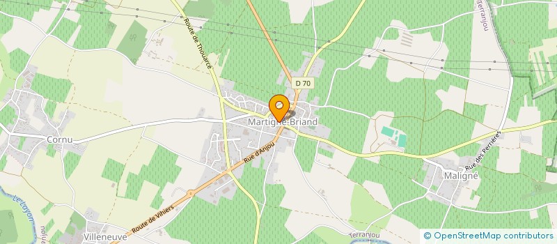 localisation de l'entreprise DOMAINE DES CLOSTIERS à TERRANJOU