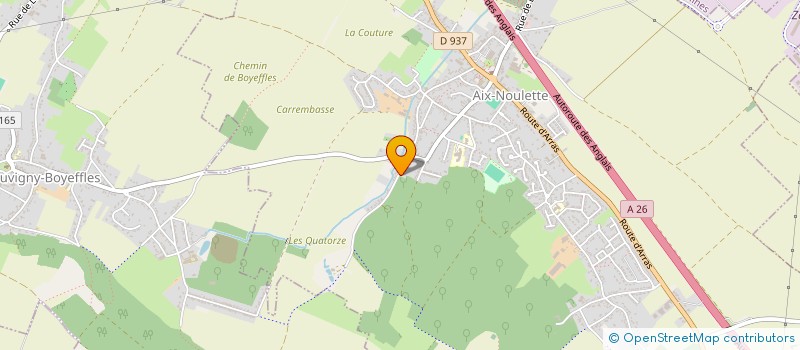 localisation de l'entreprise DOMAINE DES COLLINES DE L'ARTOIS  AIX-NOULETTE