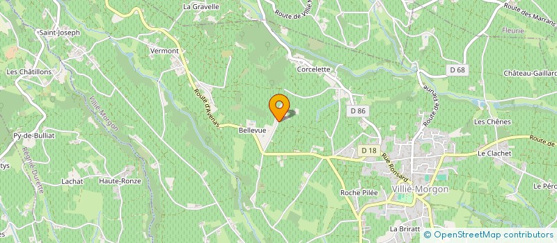 localisation de l'entreprise DOMAINE DES COMMUNAUX à VILLIE-MORGON