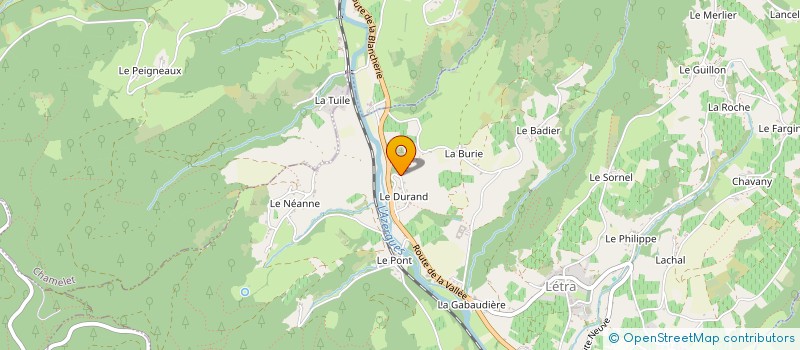 localisation de l'entreprise DOMAINE DES COTEAUX DORES  LETRA