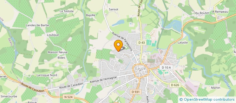 localisation de l'entreprise DOMAINE DES COUMATS SAS à EAUZE